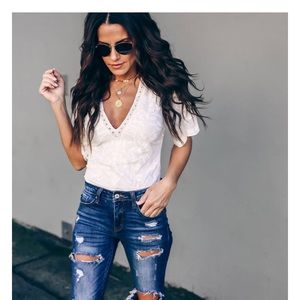 One True Love Lace Bodysuit from Vici Collection!